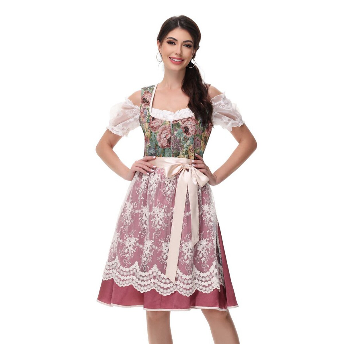Duitse Dirndl in traditionele stijl – Oktoberfest | Klassieke klederdracht voor feestelijke gelegenheden