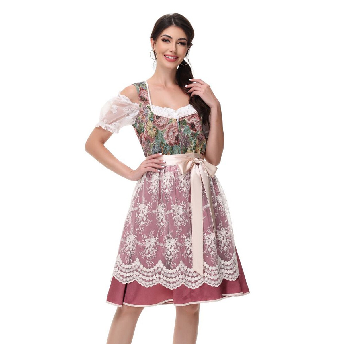 Duitse Dirndl in traditionele stijl – Oktoberfest | Klassieke klederdracht voor feestelijke gelegenheden