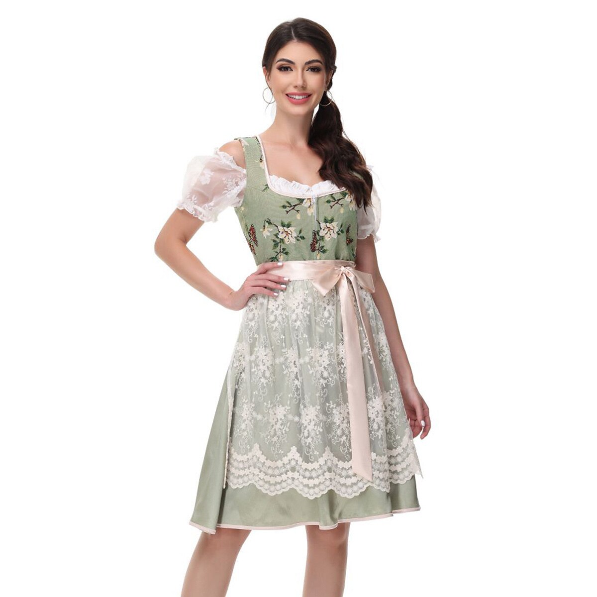 Duitse Dirndl in traditionele stijl – Oktoberfest | Klassieke klederdracht voor feestelijke gelegenheden