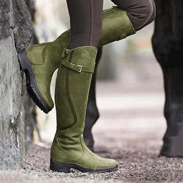 Dames winterlaarzen – Waterdichte buitenkant – Gewatteerde voering – Antislipzool