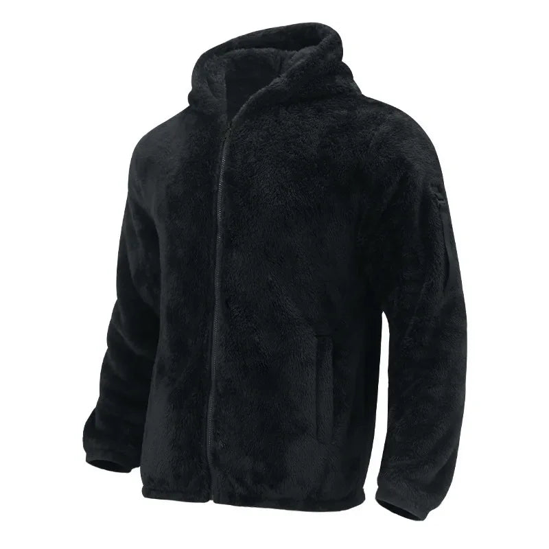 Fleece hoodiejack voor heren – Warm en comfortabel – Veelzijdig gebruik – Duurzaam materiaal