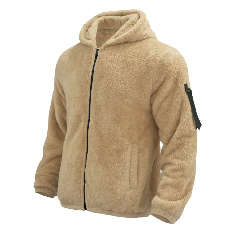Fleece hoodiejack voor heren – Warm en comfortabel – Veelzijdig gebruik – Duurzaam materiaal