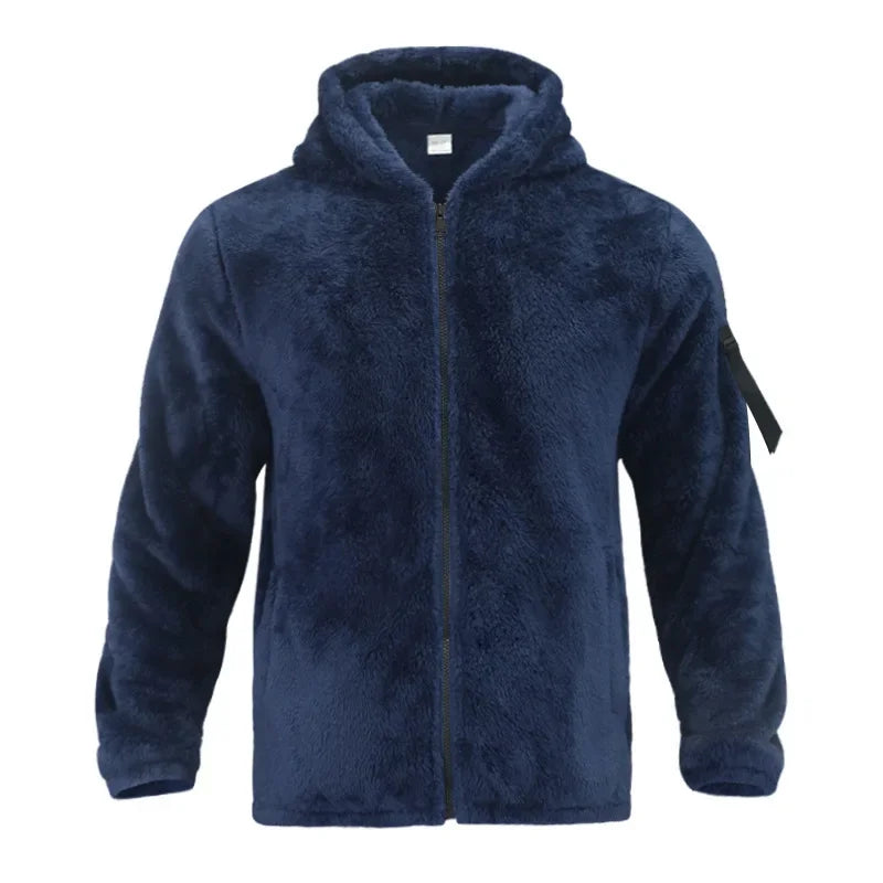 Fleece hoodiejack voor heren – Warm en comfortabel – Veelzijdig gebruik – Duurzaam materiaal