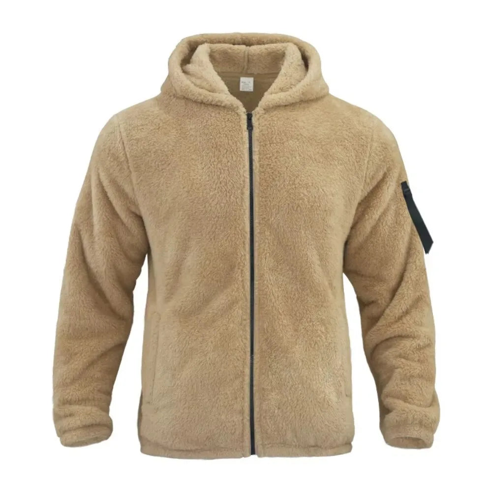 Fleece hoodiejack voor heren – Warm en comfortabel – Veelzijdig gebruik – Duurzaam materiaal