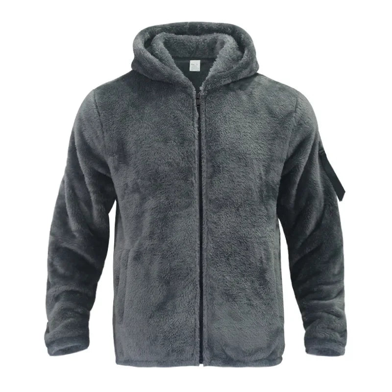Fleece hoodiejack voor heren – Warm en comfortabel – Veelzijdig gebruik – Duurzaam materiaal