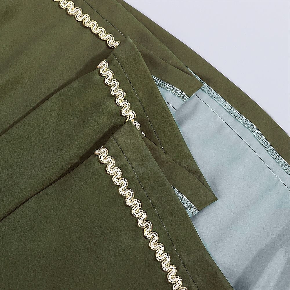Geborduurde dirndljurk in het groen – Oktoberfest | Elegante traditionele jurk met schort