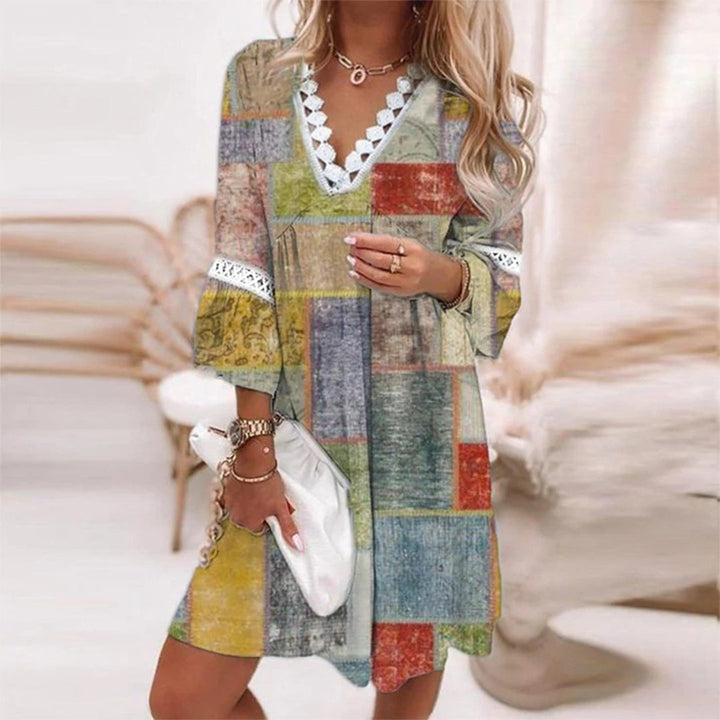 Damesjurk – Stijlvolle print – Zachte stof – Veelzijdige look