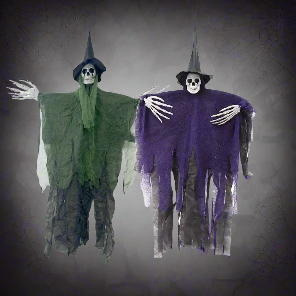 Halloween hangende skelet spook decoratieset