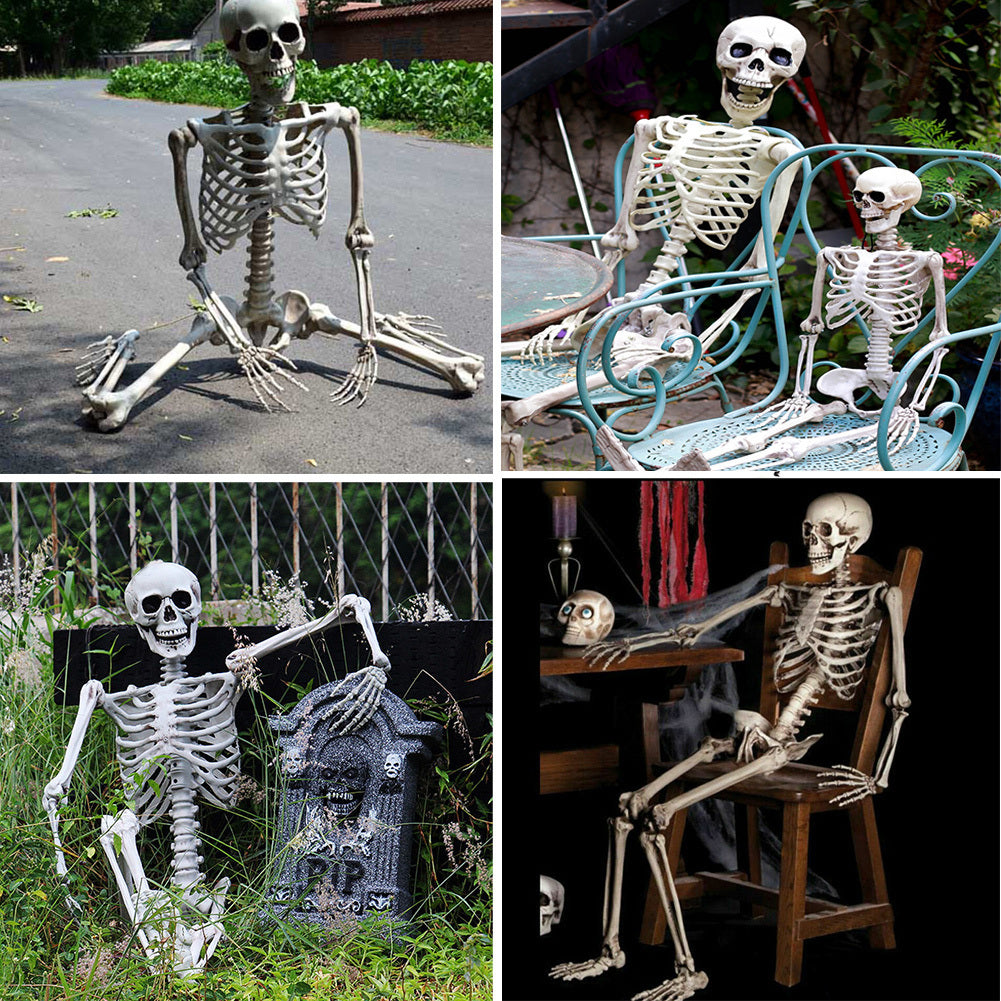 Halloween levensgrote skelet decoratie pop