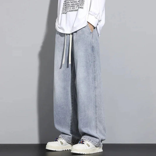 Herenjeans – Baggy fit – Verstelbaar trekkoord – Comfortabel ontwerp