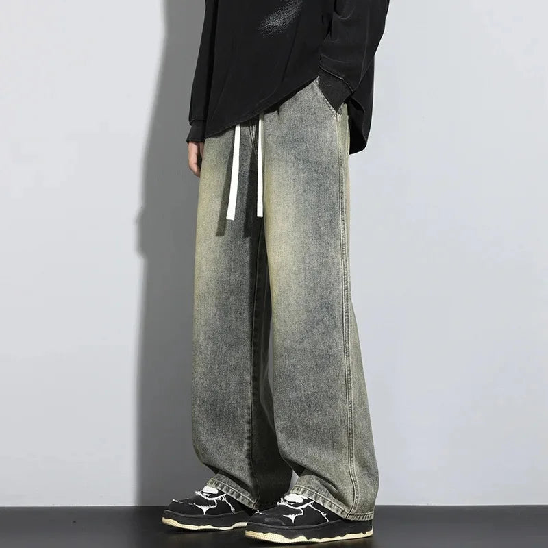 Herenjeans – Baggy fit – Verstelbaar trekkoord – Comfortabel ontwerp