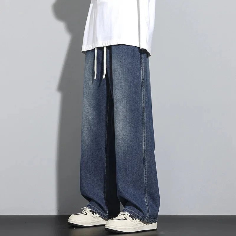 Herenjeans – Baggy fit – Verstelbaar trekkoord – Comfortabel ontwerp
