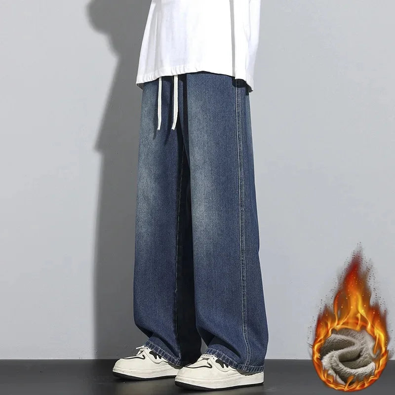 Herenjeans – Baggy fit – Verstelbaar trekkoord – Comfortabel ontwerp