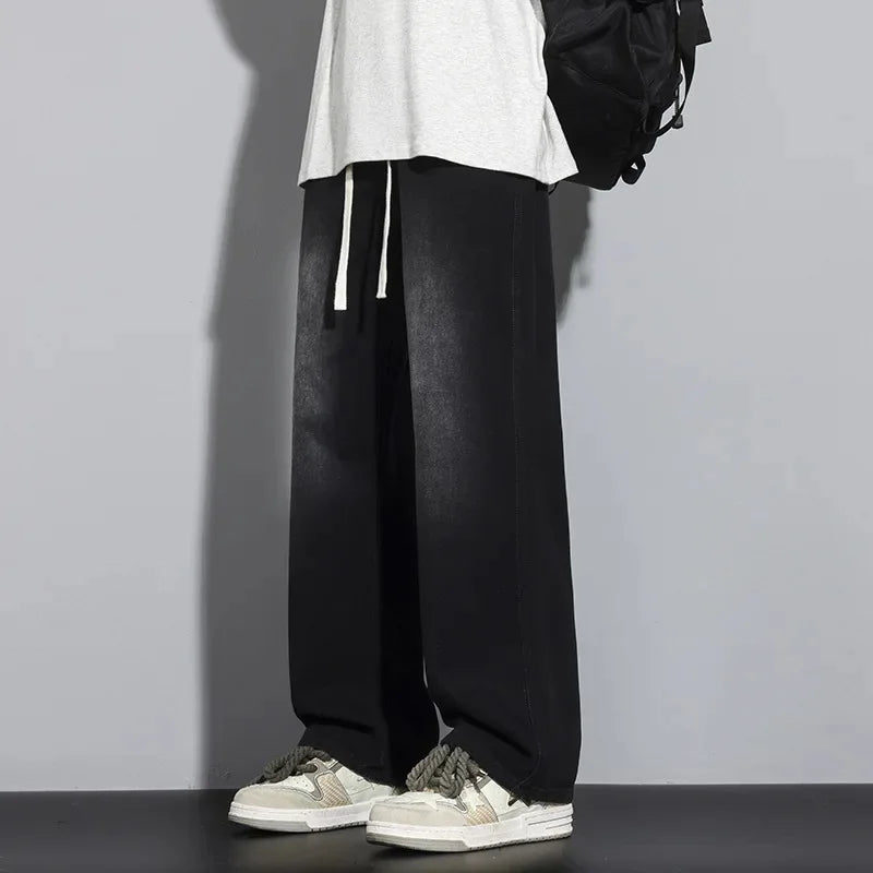 Herenjeans – Baggy fit – Verstelbaar trekkoord – Comfortabel ontwerp