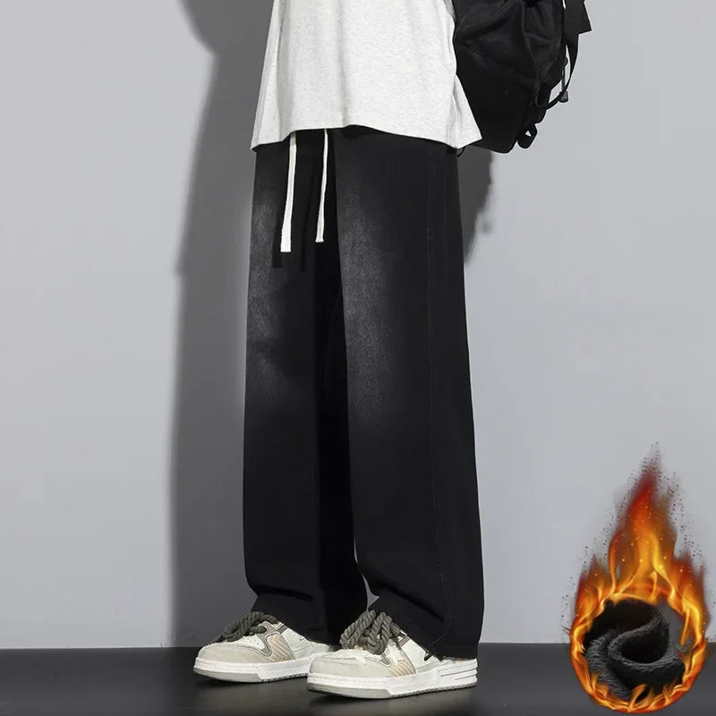 Herenjeans – Baggy fit – Verstelbaar trekkoord – Comfortabel ontwerp