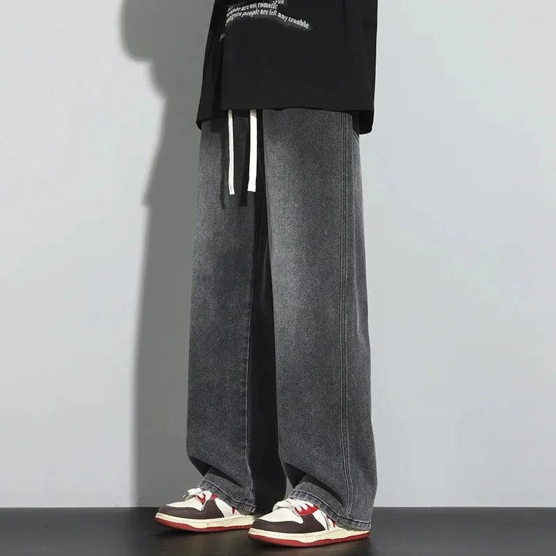 Herenjeans – Baggy fit – Verstelbaar trekkoord – Comfortabel ontwerp