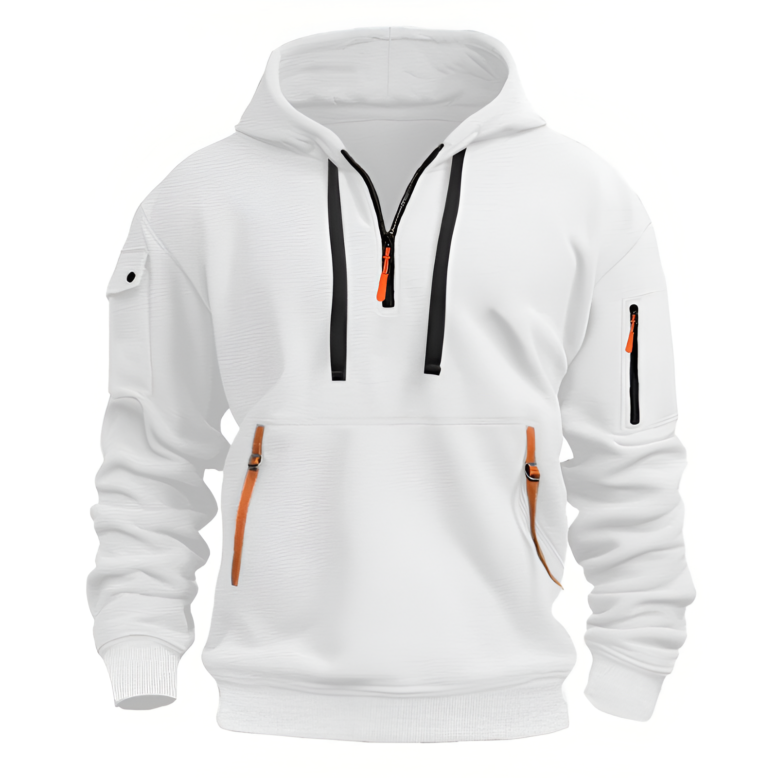 Heren Hoodie - Tech Design - Ademend Materiaal - Verstelbare Pasvorm