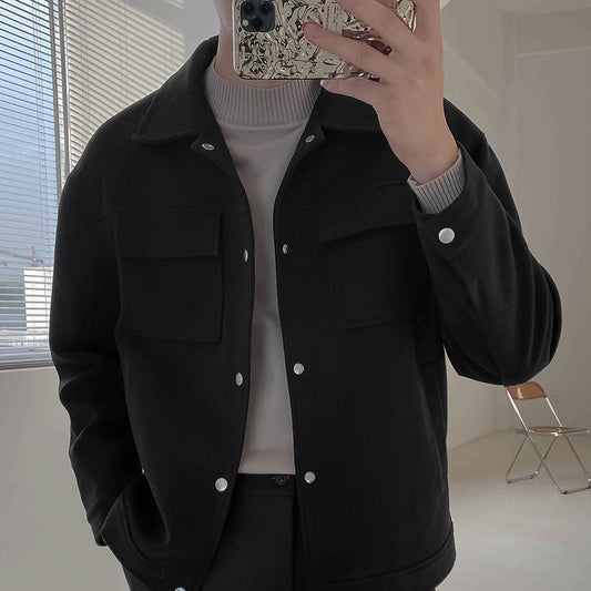 Heren Jas - Utility - Drukknoopsluiting - Duurzaam Materiaal