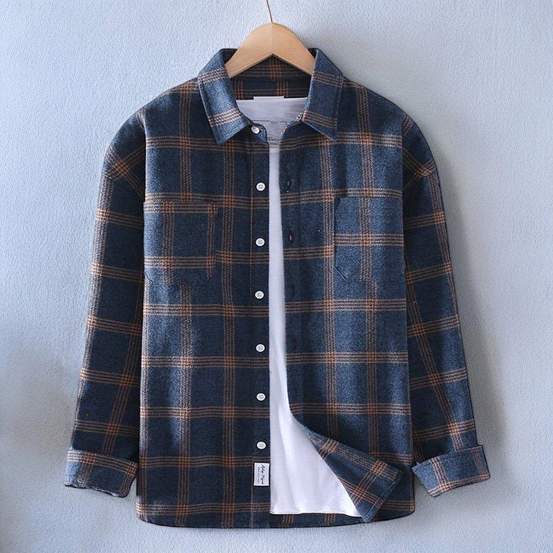 Heren Overhemd - Flanel - Geruit - Lange Mouwen