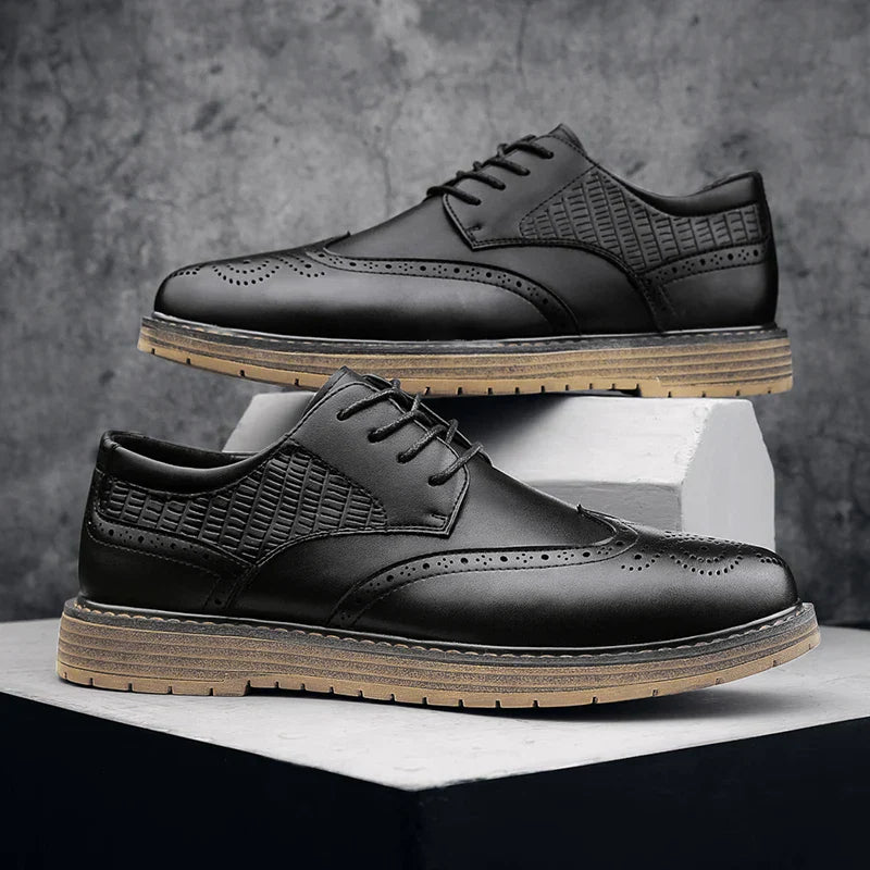 Klassieke herenschoenen – Hoogwaardig leer – Comfortabel ontwerp – Klassieke pasvorm