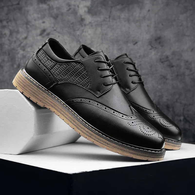 Klassieke herenschoenen – Hoogwaardig leer – Comfortabel ontwerp – Klassieke pasvorm