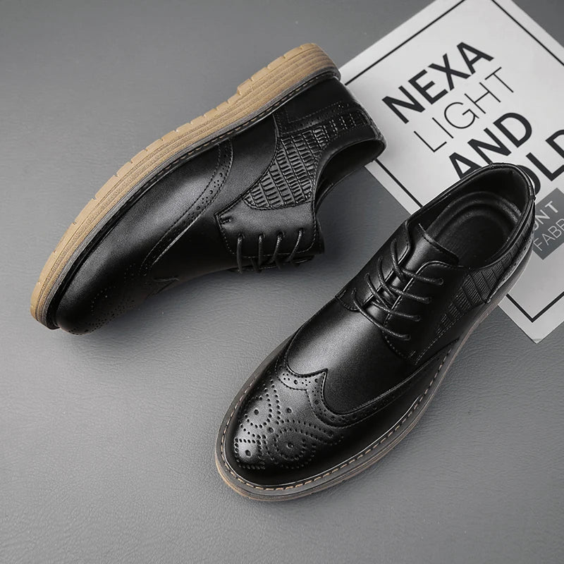 Klassieke herenschoenen – Hoogwaardig leer – Comfortabel ontwerp – Klassieke pasvorm