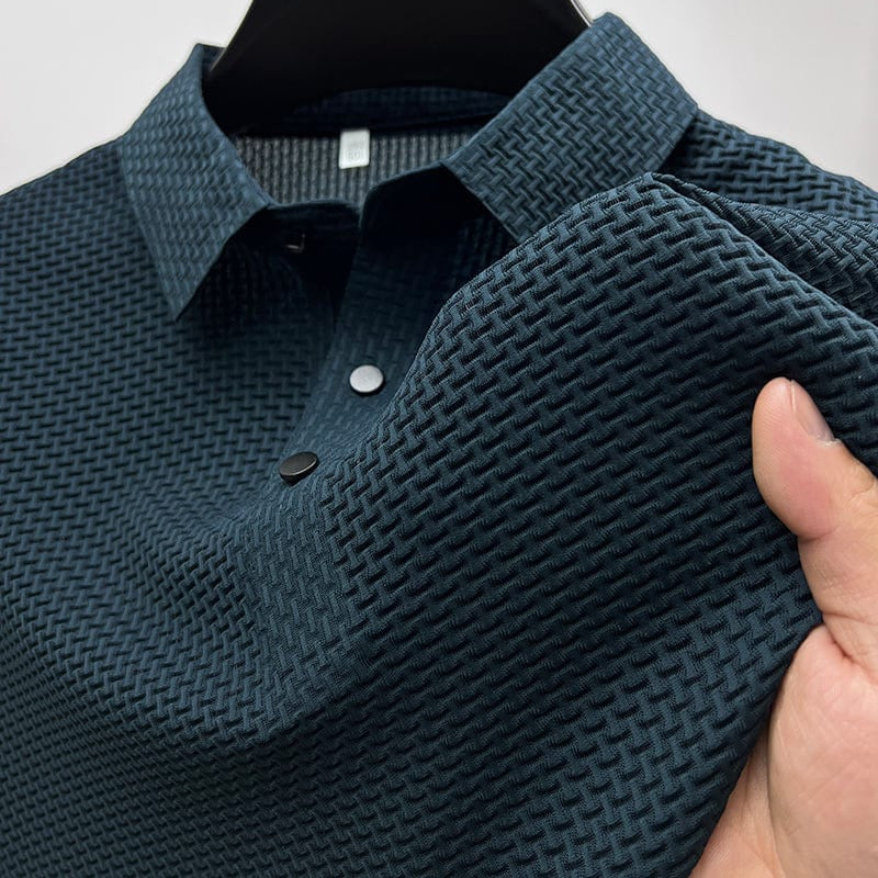 Heren T-shirt – Mesh-detail – Ademend katoen – Sportieve pasvorm