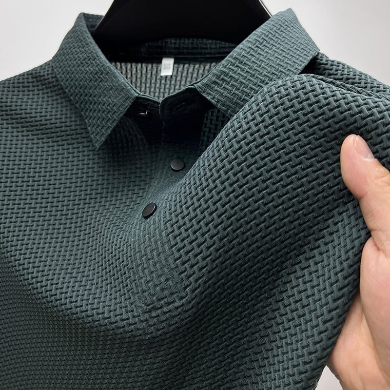 Heren T-shirt – Mesh-detail – Ademend katoen – Sportieve pasvorm