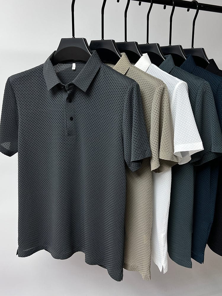 Heren T-shirt – Mesh-detail – Ademend katoen – Sportieve pasvorm
