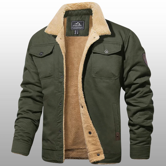 Heren winterjas - elegant, kort model met geïsoleerde voering | Daniel