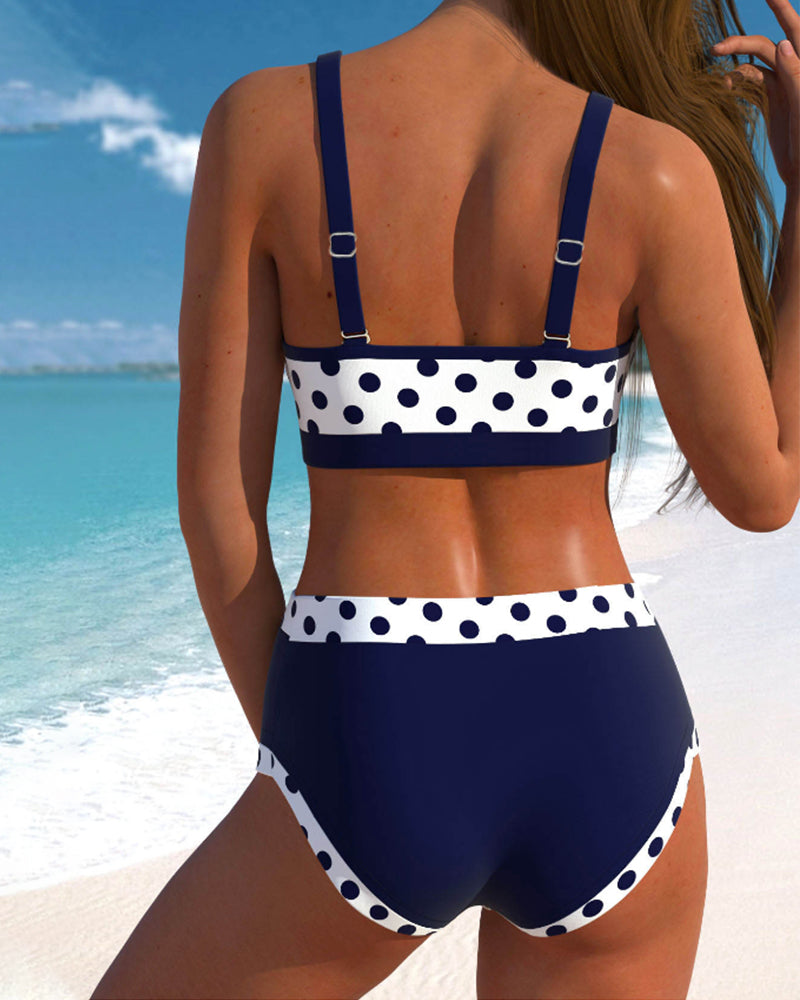 Bikiniset voor dames – Trendy print – Goede ondersteuning – Zachte stof