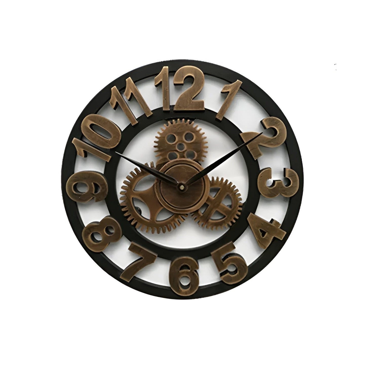Industriele Wandklok Met Gears