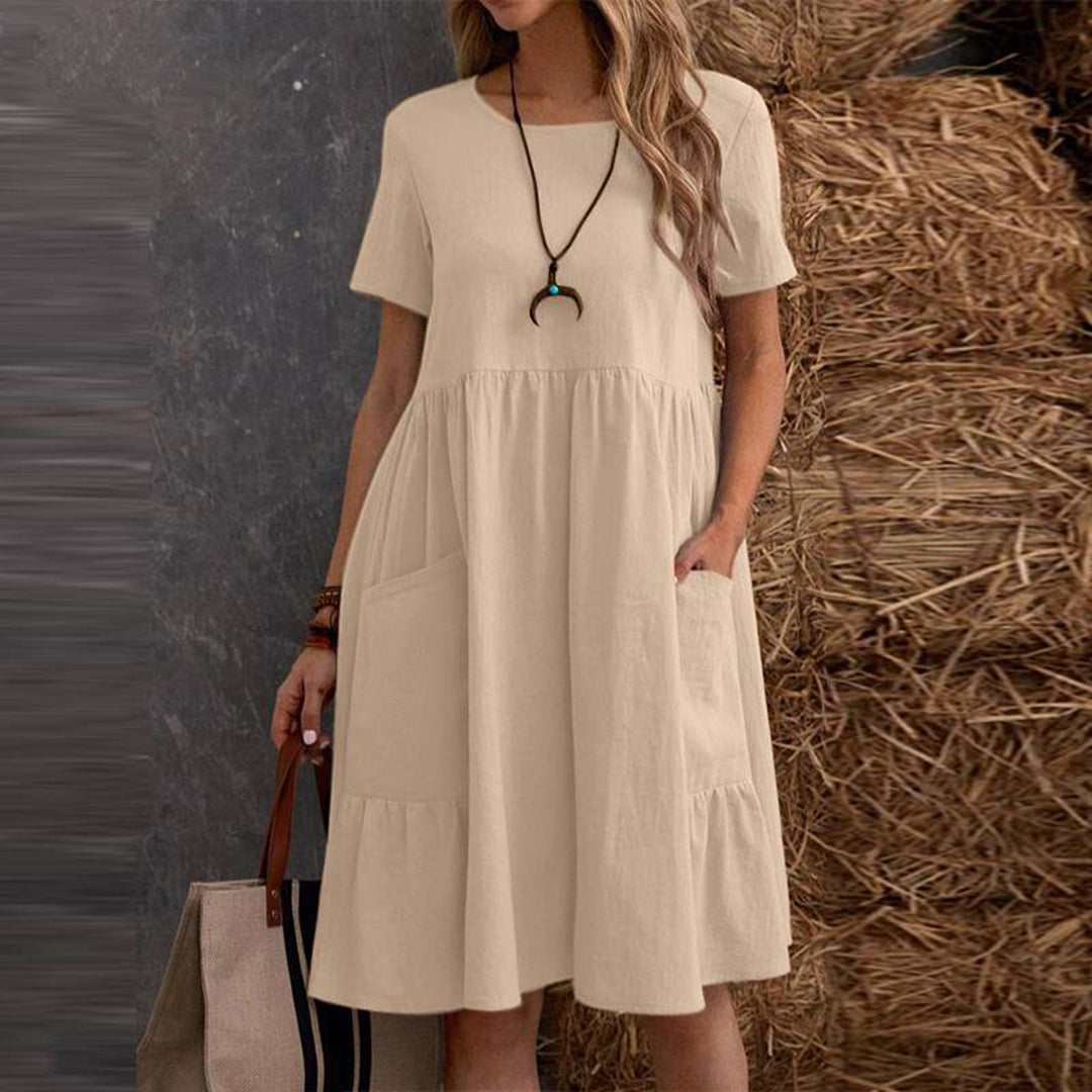 Dames zomerjurk – Zachte stof –Stijlvolle look – Veelzijdig te dragen