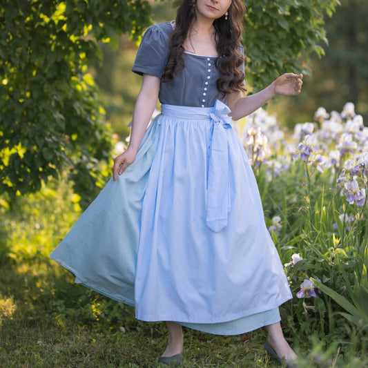 Klassieke dirndljurk – Oktoberfest | Klederdrachtjurk met schort