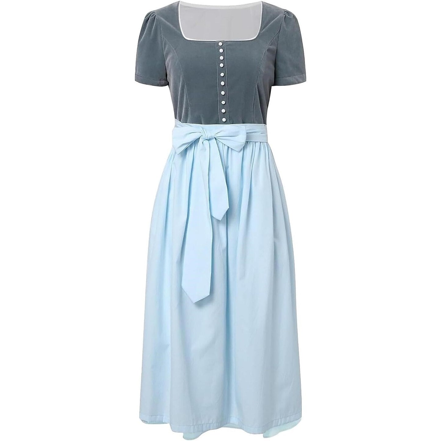 Klassieke dirndljurk – Oktoberfest | Klederdrachtjurk met schort