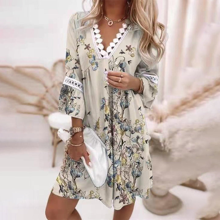 Damesjurk – Stijlvolle print – Zachte stof – Veelzijdige look