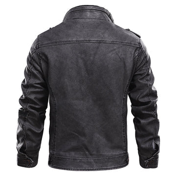 Motorjas Herenkleding het hele jaar door, kort model, rits | Rafał