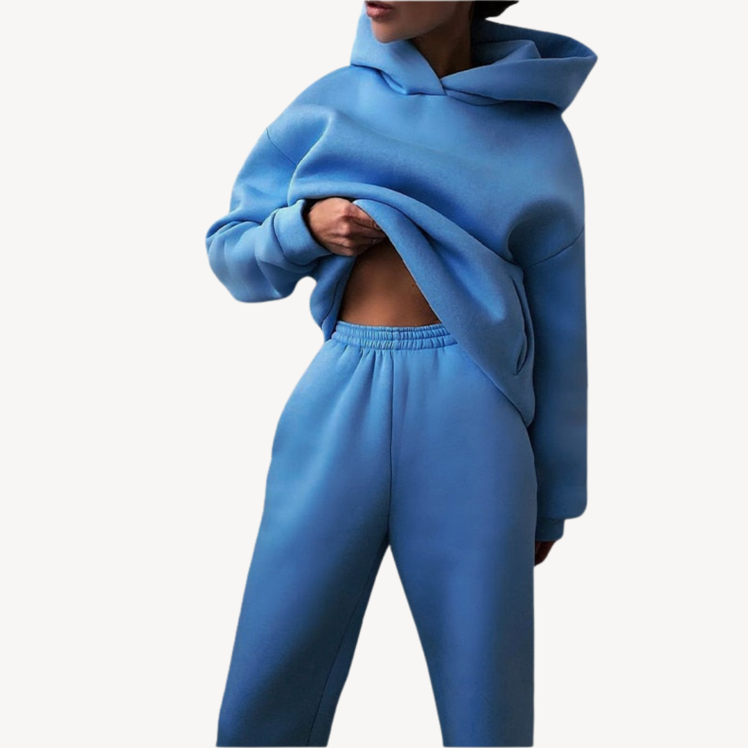 Oversized hoodie en joggingbroek voor dames – Ultrazachte katoenmix – Comfortabele en stijlvolle pasvorm