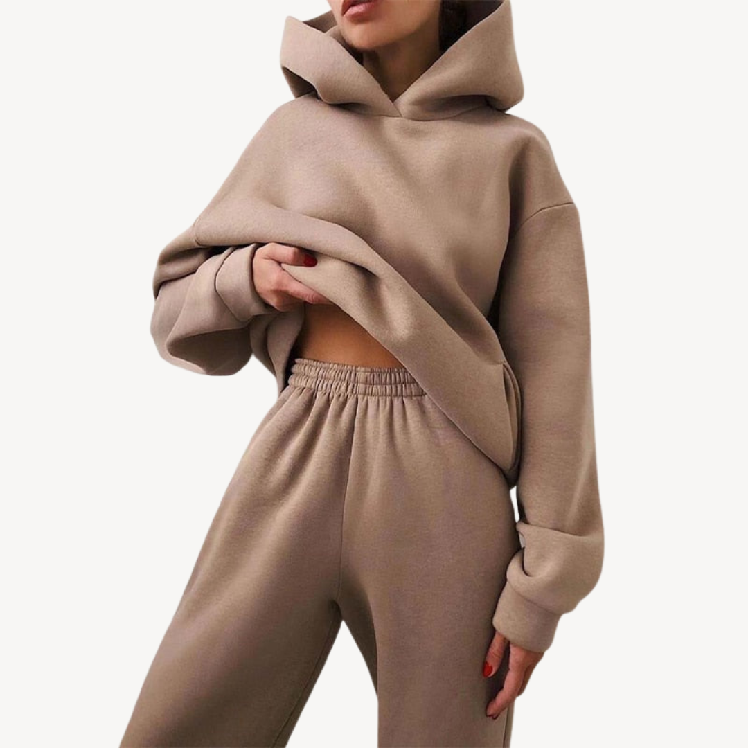 Oversized hoodie en joggingbroek voor dames – Ultrazachte katoenmix – Comfortabele en stijlvolle pasvorm