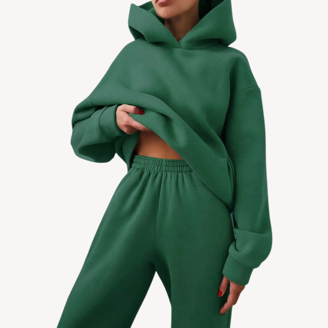 Oversized hoodie en joggingbroek voor dames – Ultrazachte katoenmix – Comfortabele en stijlvolle pasvorm