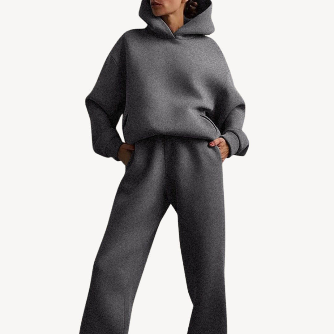 Oversized hoodie en joggingbroek voor dames – Ultrazachte katoenmix – Comfortabele en stijlvolle pasvorm