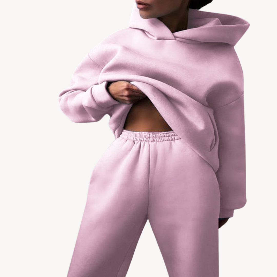 Oversized hoodie en joggingbroek voor dames – Ultrazachte katoenmix – Comfortabele en stijlvolle pasvorm