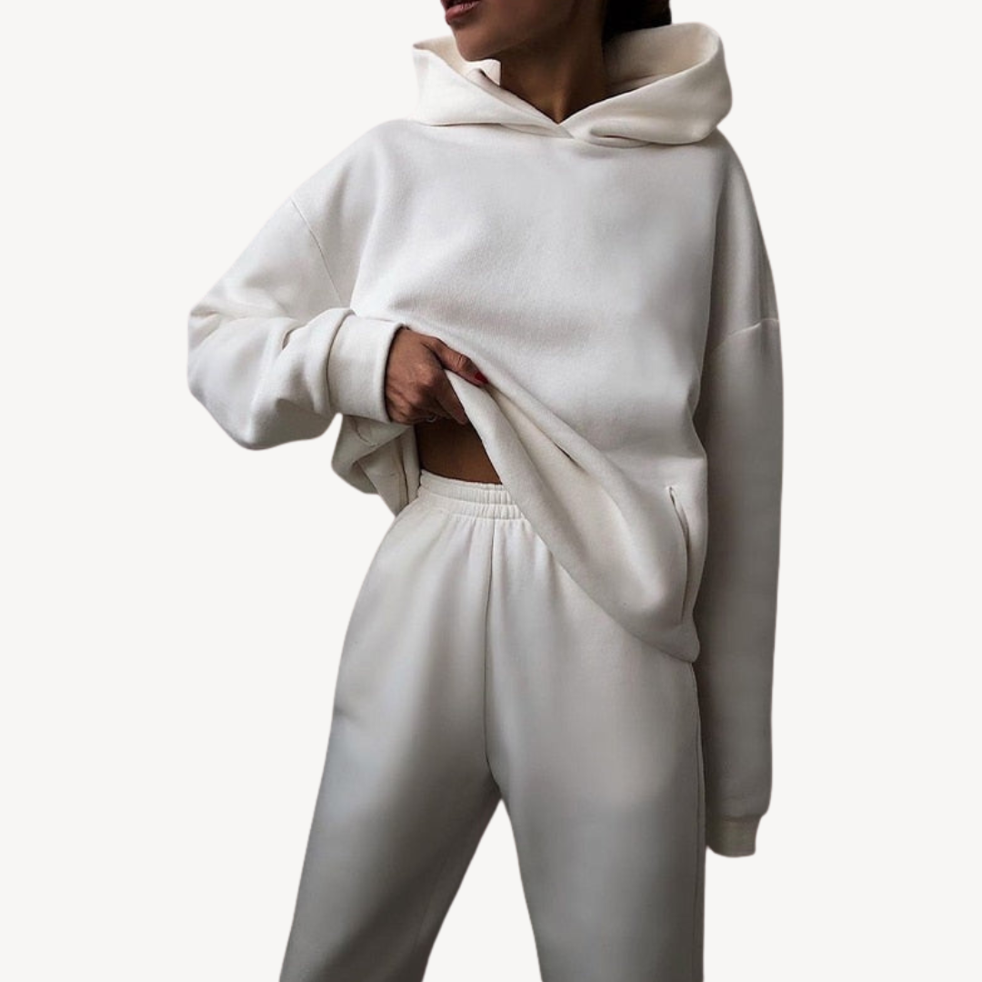 Oversized hoodie en joggingbroek voor dames – Ultrazachte katoenmix – Comfortabele en stijlvolle pasvorm