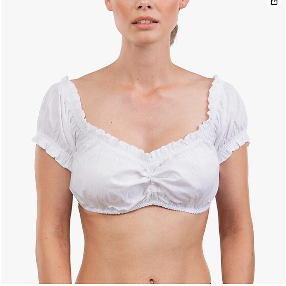 Roze dirndljurk met kanten schort – Oktoberfest | Romantisch klederdrachtensemble met blouse