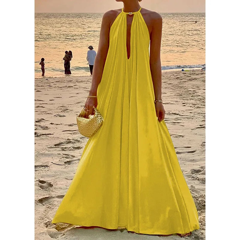 Elegante Maxi Jurk Zomer Dames-2