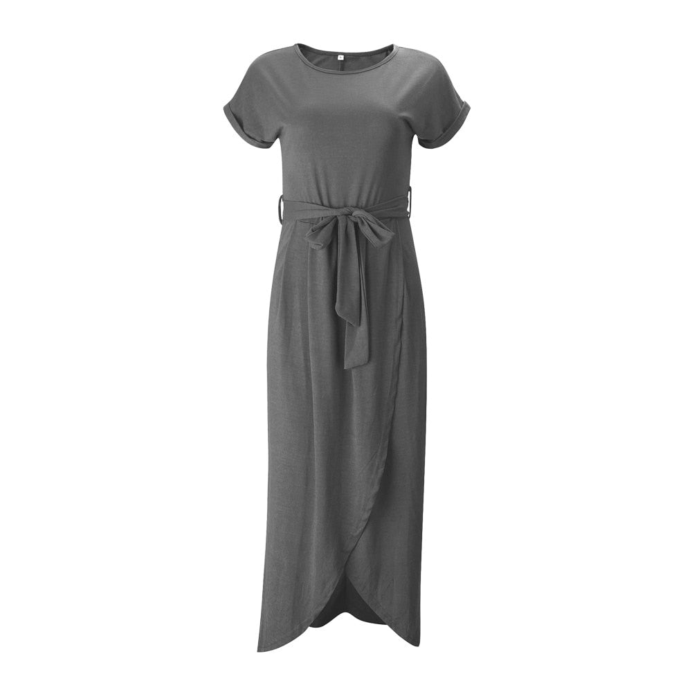 Maxi-jurk voor dames – Zomerse stijl – Lichtgewicht stof – Elegante split