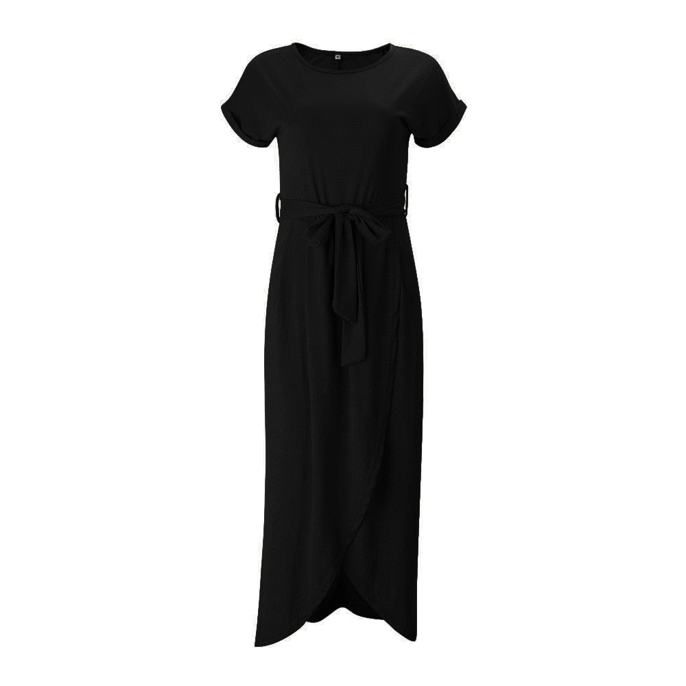 Maxi-jurk voor dames – Zomerse stijl – Lichtgewicht stof – Elegante split
