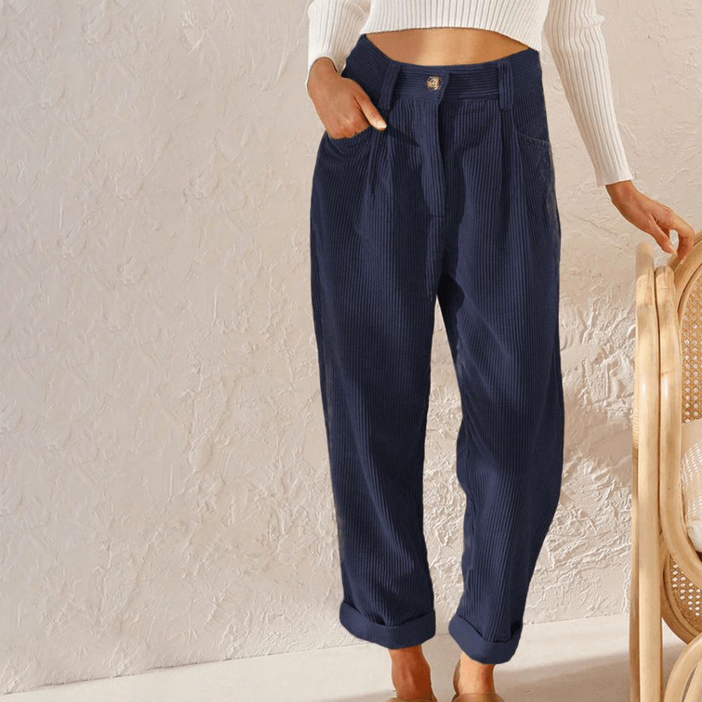 Damesbroek – Casual ontwerp – Flexibel materiaal – Moderne afwerking