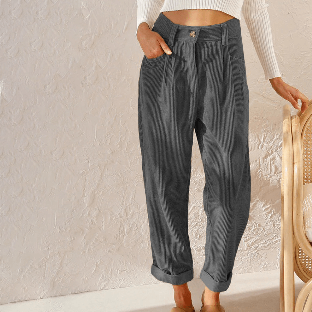 Damesbroek – Casual ontwerp – Flexibel materiaal – Moderne afwerking