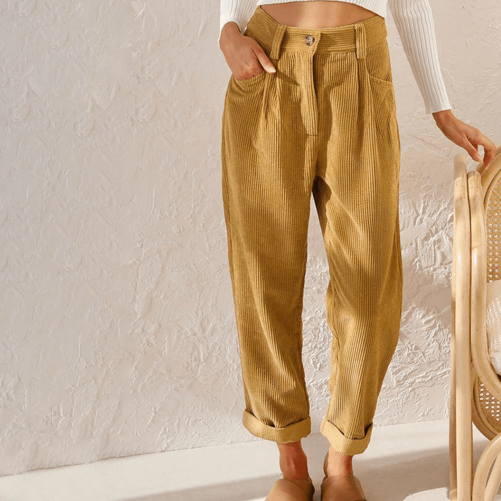 Damesbroek – Casual ontwerp – Flexibel materiaal – Moderne afwerking